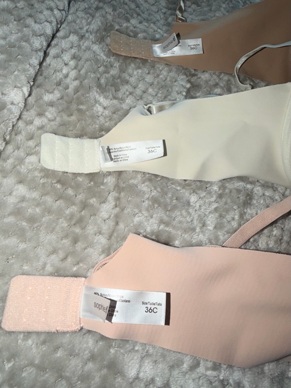 sophie b. Seamless T-Shirt Bra Set in Nude, Cream & Blush - Picture 3 of 6